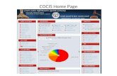 COCIS Home Page. Click on CA/RA Status hyperlink.