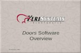 10 February 20041 Doors Software Overview. 10 February 20042 This presentation is an overview of the basic fundamentals of the Doors software. –Host computer.