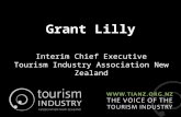 Grant Lilly Interim Chief Executive Tourism Industry Association New Zealand.