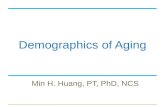 Demographics of Aging Min H. Huang, PT, PhD, NCS.