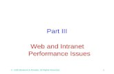 Ó 1998 Menascé & Almeida. All Rights Reserved.1 Part III Web and Intranet Performance Issues.