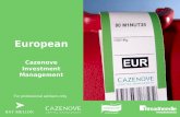 AROUND THE WORLD IN 80 MINUTES European Cazenove Investment Management For professional advisers only.