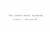 The Cardio-Renal Syndrome Stephen L. Rennyson MD.