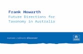 Frank Howarth Future Directions for Taxonomy in Australia.