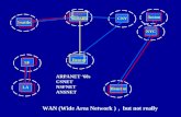 Chicago Denver CNY NYC LA SF Seattle Houston Boston ARPANET ‘60s CSNET NSFNET ANSNET WAN (Wide Area Network ), but not really.