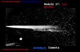 Module 17: Ice Worlds Activity 2: Comets. In this Activity the main topics covered will be: Summary: (a) observing comets; (b) comets and the Dirty Snowball.