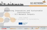 Procuring Innovative and Sustainable Construction - SCI-Network Outputs Simon Clement ICLEI – Local Governments for Sustainability.