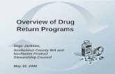 Overview of Drug Return Programs Sego Jackson, Snohomish County WA and Northwest Product Stewardship Council May 18, 2006.