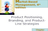 Product Positioning, Branding, and Product-Line Strategies Chapter Seven M arket-Based Management, 4 th edition.