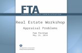 Real Estate Workshop Appraisal Problems Pam Peckham May 19, 2014.