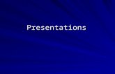 Presentations. Start your presentation off with something powerful.