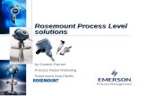 Rosemount Process Level solutions by Ganesh Raman Process Radar Marketing Rosemount Asia Pacific.