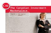 CSI Global Education Inc. The Canadian Investment Marketplace CHAPTER 1: The Capital Market.