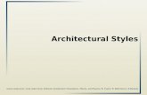 Architectural Styles Acknowledgement: some slides from: Software Architecture: Foundations, Theory, and Practice; R. Taylor, N. Medvidovic, E.Dashofy.