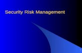 1 Security Risk Management. 2 Agenda Overview Reactive Vs. Proactive approaches Quantitative risk management or qualitative risk management Assessing.