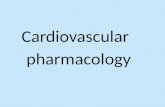 Cardiovascular pharmacology. - Antiarrhythmic drugs - Drugs in heart failure - Antihypertensive drugs - Antianginal drugs - Antihyperlipidemic drugs
