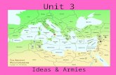 Unit 3 Ideas & Armies. Complete Chapter 6 vocabulary Section 1: The Phoenicians 1.The Phoenicians lived in the northern part of Canaan. 2.Two groups formed.