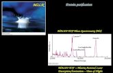 MALDI-TOF = Matrix-Assisted Laser Desorption/Ionization â€“ Time of Flight MALDI-TOF Mass Spectrometry (MS) MILK Protein purification