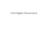 Civil Rights Movement. Constitutional Amendments 13 th : – Ended Slavery and Involuntary Servitude 14 th: – Anyone born in the US is a citizen – No citizen.