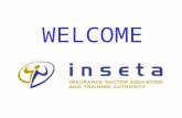 WELCOME. INSETA FIT & PROPER PROJECT Glen Edwards:ETQA Manager Dr. Des Leatt:FAIS Consultant Sheana Campbell:Office Support FAIS CPD Executive Committee.