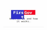 FirstGov What it is and how it works. FirstGov FirstGov A metaphor: A Skyscraper & Its Lobby The InformationHow to get to it It’s in the skyscraperGo.
