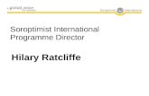 Soroptimist International Programme Director Hilary Ratcliffe.