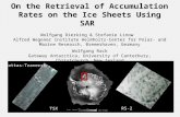 On the Retrieval of Accumulation Rates on the Ice Sheets Using SAR On the Retrieval of Accumulation Rates on the Ice Sheets Using SAR Wolfgang Dierking.