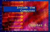 1 Inside the Computer Chapter 6 Copyright Prentice-Hall, Inc. 2001.