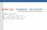 WORKING TOWARDS RECOVERY Shane Martin, B.A., H.Dip.Ed., Dip.Psych., MSc.Psych.,Reg.Psychol.,Ps.S.I. Rehabilitation Psychologist.
