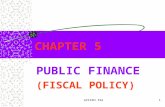 AZIZAH ISA1 CHAPTER 5 PUBLIC FINANCE (FISCAL POLICY)