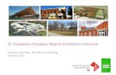 St. Elizabeths-Congress Heights EcoDistrict Overview Directors Meeting – DC Office of Planning May 18, 2015.
