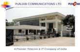 PUNJAB COMMUNICATIONS LTD A Premier Telecom & IT Company of India.