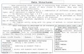 Data Structures -- Data processing often involves in processing huge volumes of data. Many Companies handle million records of data stored in database.