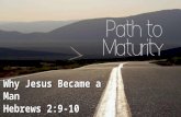 Why Jesus Became a Man Hebrews 2:9-10. Why Jesus Became a Man Jesus Became a Man: to restore our Lost Dominion.