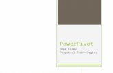 PowerPivot Hope Foley Perpetual Technologies. Who Am I?  Microsoft Team Lead  SQL Server DBA  (MCITP: Database Administration in 2005 and 2008)  In.