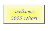 Welcome 2005 cohort. class 1 introduction C&I 320 Spring 2004.