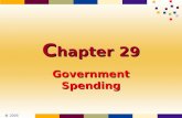 © 2005 Thomson C hapter 29 Government Spending. © 2005 Thomson 2 Gottheil - Principles of Economics, 4e Economic Principles Public goods Merit goods Transfer.