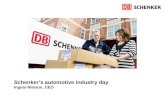 Schenker’s automotive industry day Ingvar Nilsson, CEO.