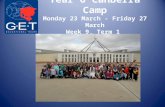 Year 6 Canberra Camp Monday 23 March - Friday 27 March Week 9, Term 1.