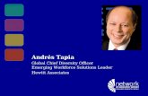 Andrés Tapia Global Chief Diversity Officer Emerging Workforce Solutions Leader Hewitt Associates.