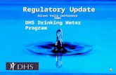Regulatory Update Silver Falls Conference 2006 DHS Drinking Water Program.