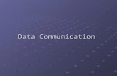 Data Communication. 2 Data Communications Data communication system components: Message Message Information (data) to be communicated. Sender Sender Device.