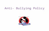 Anti- Bullying Policy. This policy has been written by the School Council and Headteacher of Kippax Greenfield Primary School. All children have been.