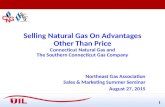 11 Selling Natural Gas On Advantages Other Than Price Connecticut Natural Gas and The Southern Connecticut Gas Company Northeast Gas Association Sales.