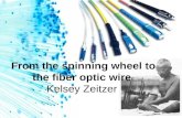 From the spinning wheel to the fiber optic wire Kelsey Zeitzer.