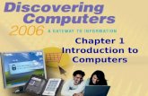 Chapter 1 Introduction to Computers. Prebell Day 1 –Week 3 and Objective Objective: Identify computer terminology & components Prebell Question: Describe.