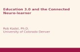 Education 3.0 and the Connected Neuro-learner Rob Kadel, Ph.D. University of Colorado Denver.
