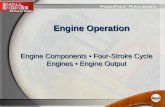 PowerPoint ® Presentation Engine Operation Engine Components Four-Stroke Cycle Engines Engine Output.