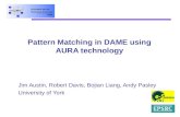 Pattern Matching in DAME using AURA technology Jim Austin, Robert Davis, Bojian Liang, Andy Pasley University of York.
