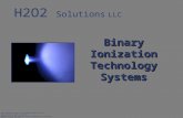 Binary Ionization Technology Systems This technical data is controlled under the U.S. International Traffic in Arms Regulations (ITAR) and may not be exported.